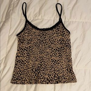 brandy melville cheetah tank
